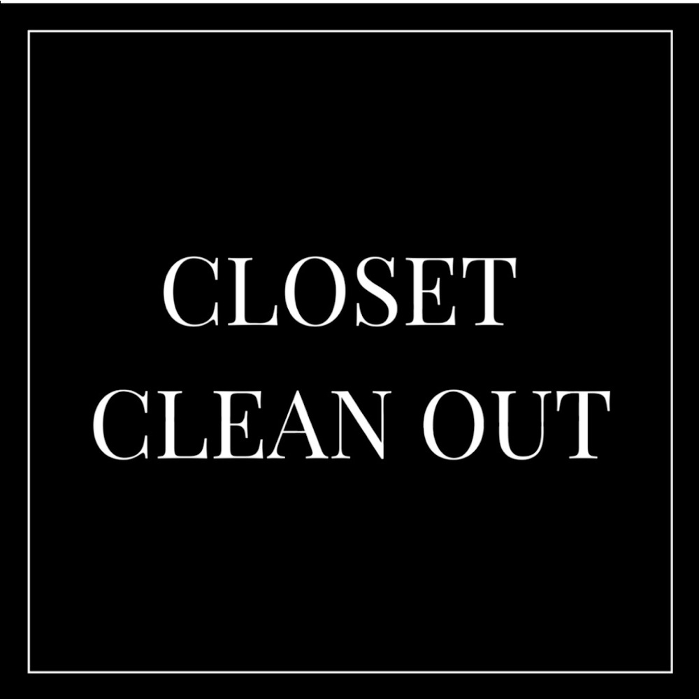CLOSET CLEAN OUT